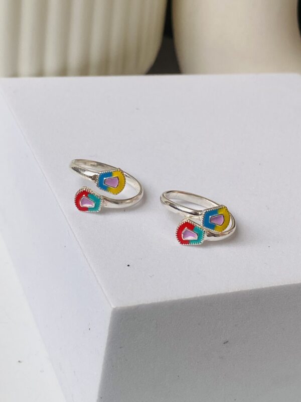 Enamel Toe Ring