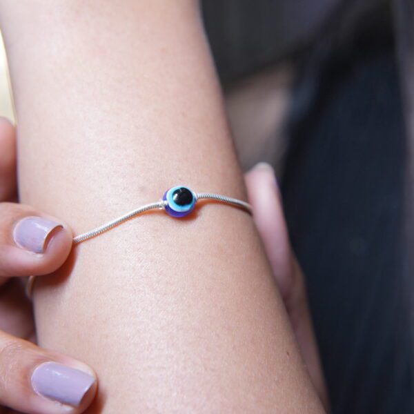Evil Eye Snake Chain Bracelet - Image 5