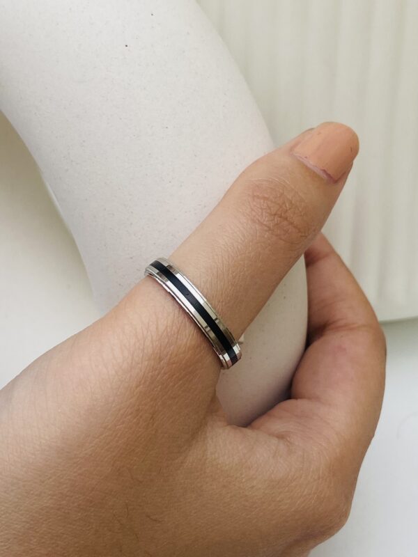 Black Enamel Band - Image 3
