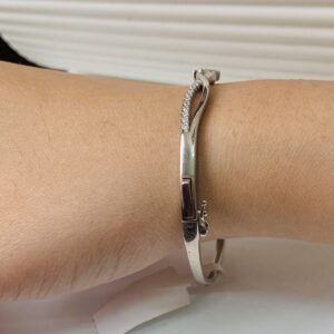Infinity Side lock Bangle - Image 2