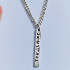 Personalized name bar locket - Image 2