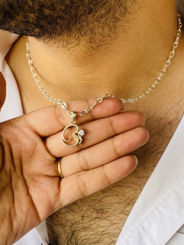 Divine OM Small Chain Locket - Image 3