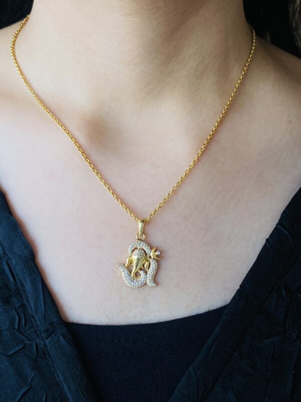 Ganesh Om Blessing Locket - Image 3