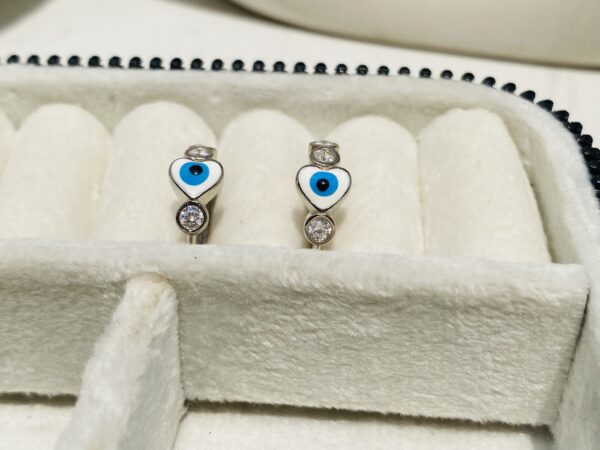 Evil Eye Hoops