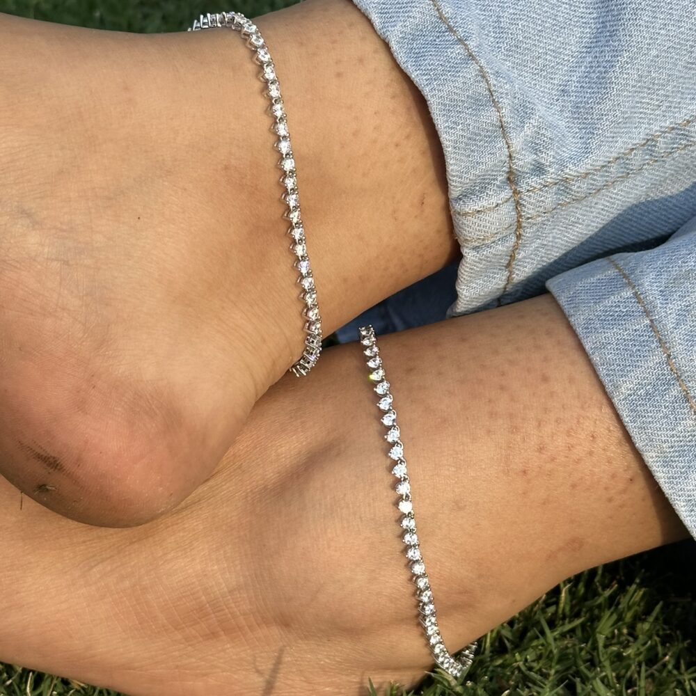 Solitaire Anklets
