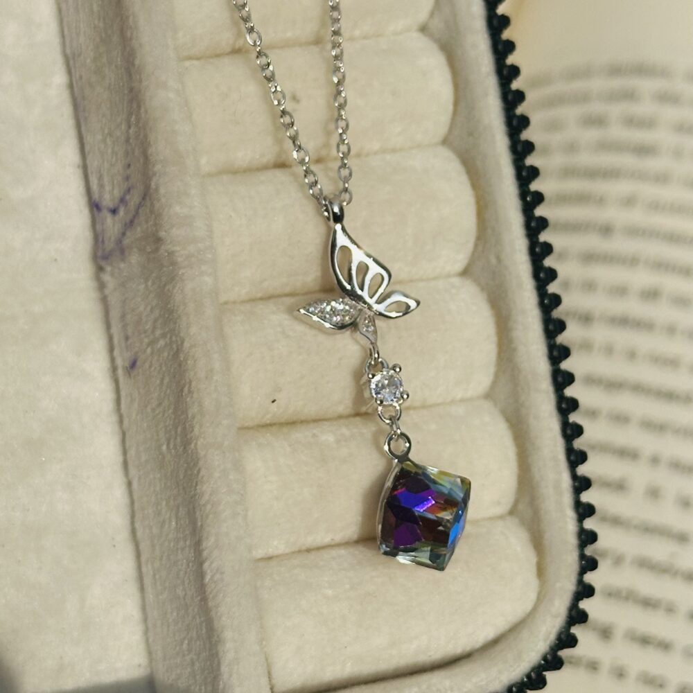 Crystal Butterfly Neckpiece