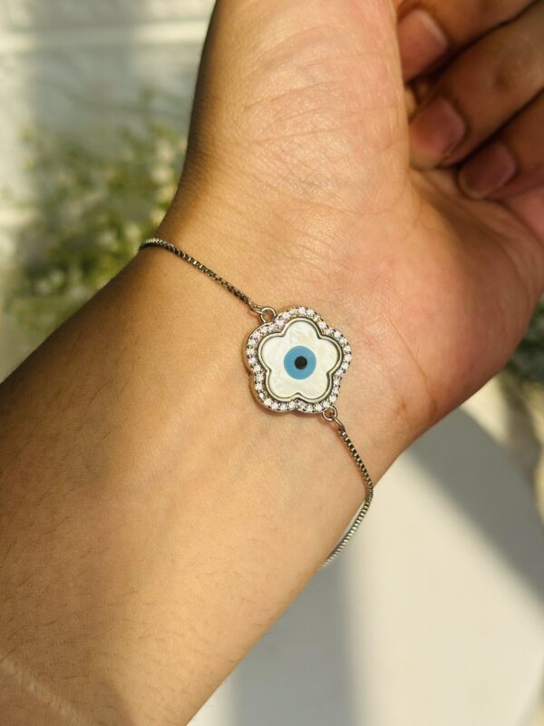 Floral Evileye Bracelet